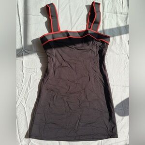 Black and Red Mini Dress